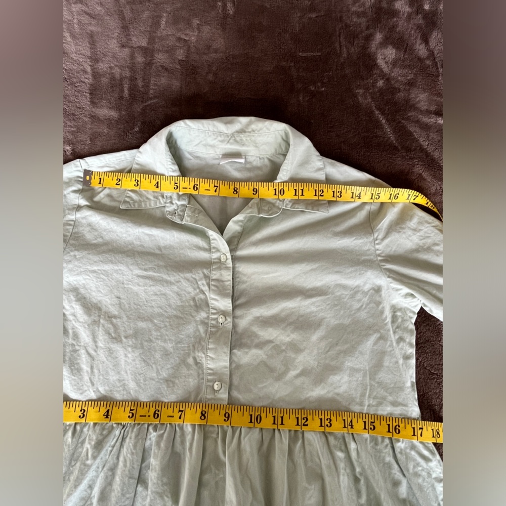 JDY shirt cotton dress with 3/4 sleeve in mint size 36 - Picture 13 of 14